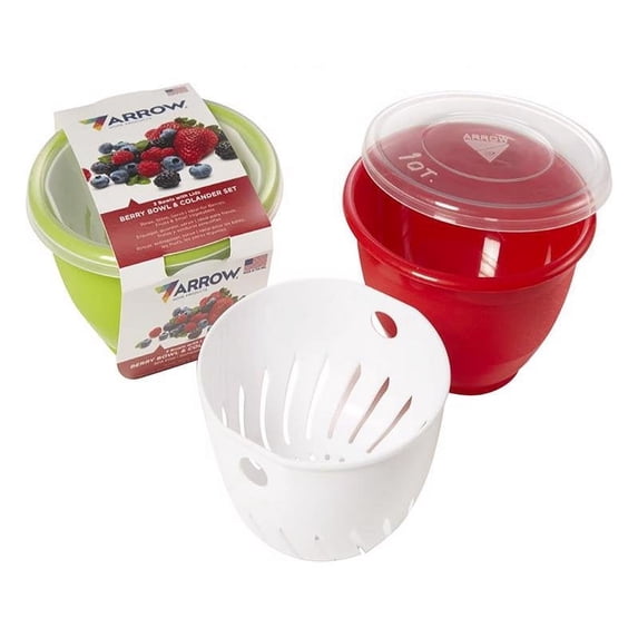 Arrow Berry Bowl and Colander Set
