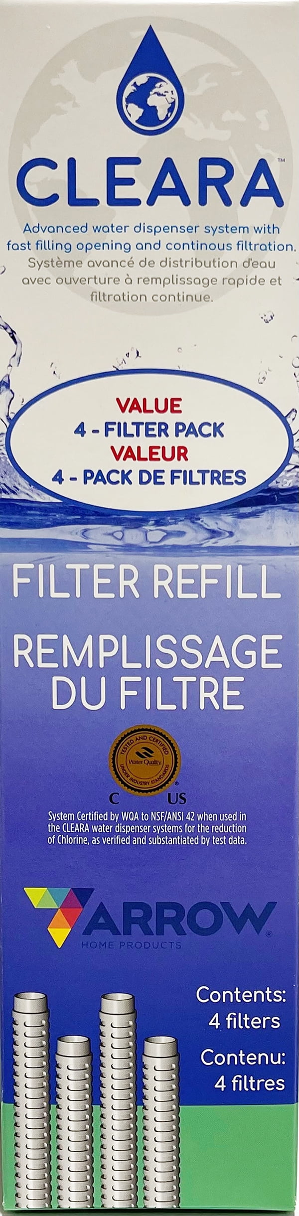 Filtre de rechange avancé pour système de filtration en pichet