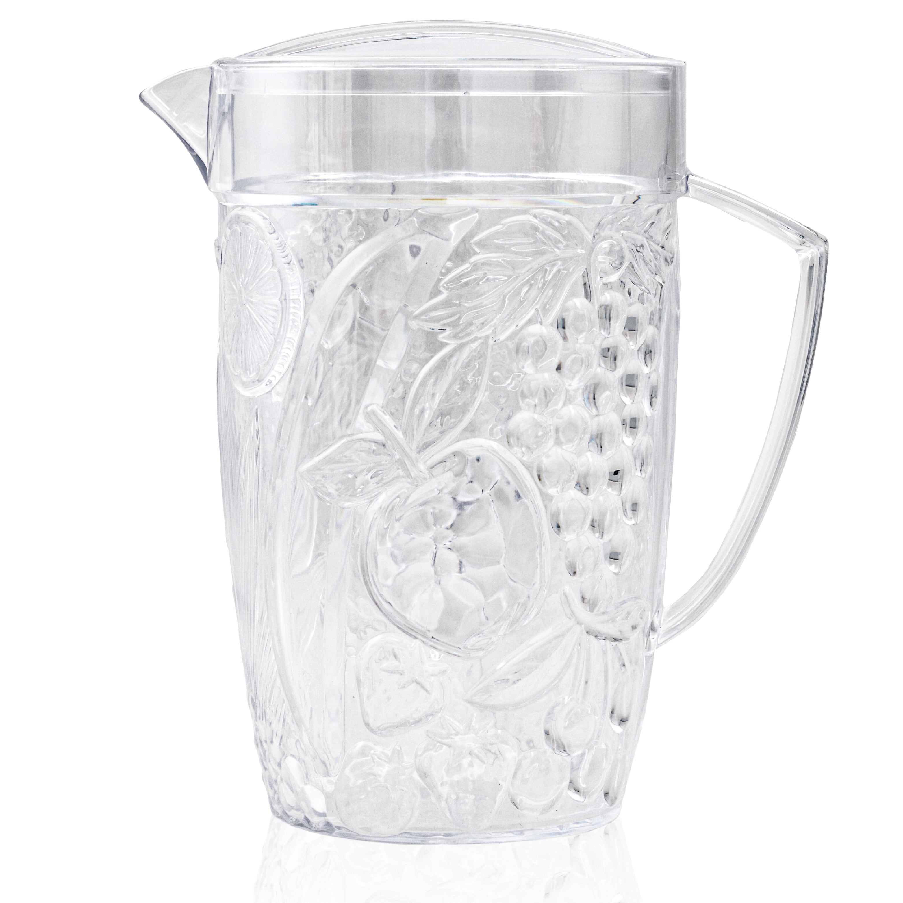 64 oz Clear Plastic Infusion Pitcher With Lid - Wilford & Lee Home Accents