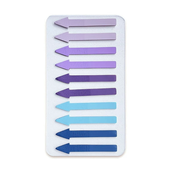Arrow Index Tabs, PET Highlighting Sticky Notes, Waterproof Reusable Bookmark Strips for Books, Notebooks, Color-Coded Study Office Organization