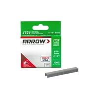 JT21  Type Staples, 5/16 in, Steel, 1,000 PK