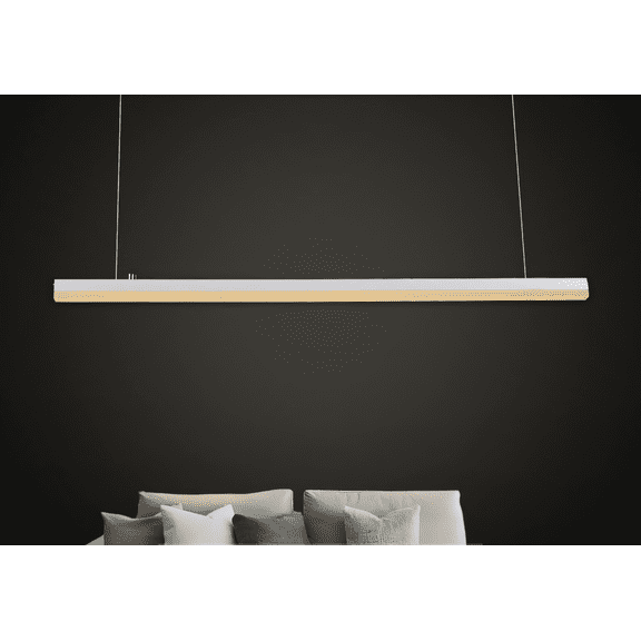 "Arrow" Linear Acrylic Modern Pendant Light Fixture