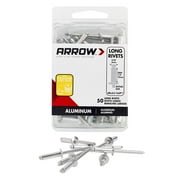 Arrow Long Aluminum 3/16-inch Rivet, 50-Pack, Model RLA3/16IP
