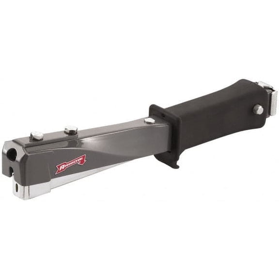 Arrow Manual Hammer Tacker 1/4, 5/16, 3/8" Staples, Gray & Black, Steel