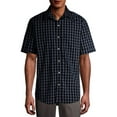 thumbnail image 1 of Arrow Men's Big and Tall Hamilton Poplin Wrinkle Free Short Sleeve Shirt, 1 of 6