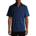 thumbnail image 1 of Arrow Men's Big and Tall Hamilton Poplin Wrinkle Free Short Sleeve Shirt, 1 of 6