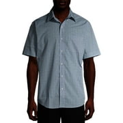 Arrow Men's Big and Tall Hamilton Poplin Wrinkle Free Short Sleeve Shirt