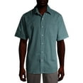 thumbnail image 1 of Arrow Men's Big and Tall Hamilton Poplin Wrinkle Free Short Sleeve Shirt, 1 of 7