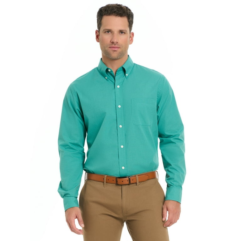 Arrow men's Hamilton Button Down Dress Shirt