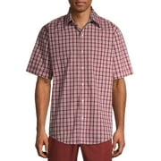 ARROW Men's Hamilton Poplin Wrinkle Free Short Sleeve Shirt