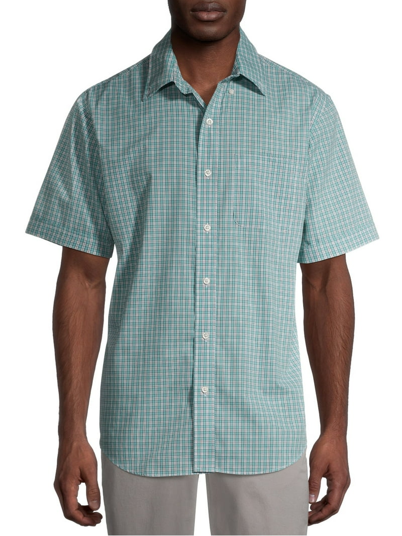 green emerald velvet dress Performance All Way Stretch Arrow Print Shirt main image 0