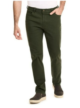 Izhansean Men's Slim Fit Urban Straight Leg Trousers Casual Straight Jogger  Cargo Pants Green XXXL 