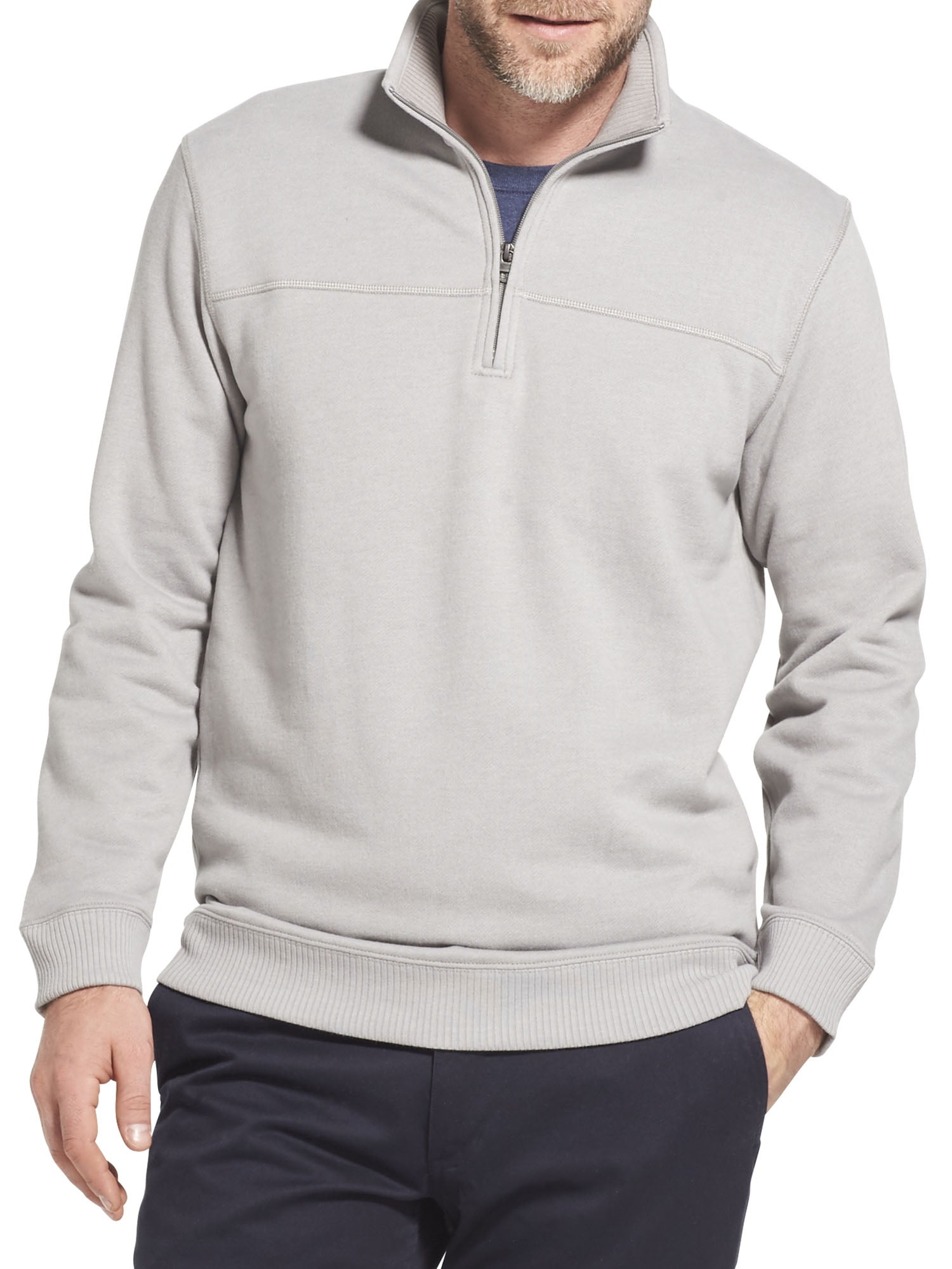 Arrow Men s Saranac Fleece Quarter Zip Fleece Walmart