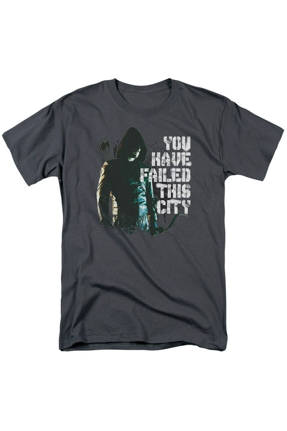 Arrow Men's You Have Failed T-shirt Charcoal