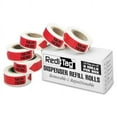 thumbnail image 1 of Arrow Message Page Flag Refills, "sign Here", Red, 6 Rolls Of 120 Flags/box | Bundle of 5 Boxes, 1 of 3