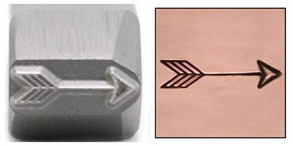 Arrow Metal Design Stamp, 11.5Mm Large Classic Basic Style Punch