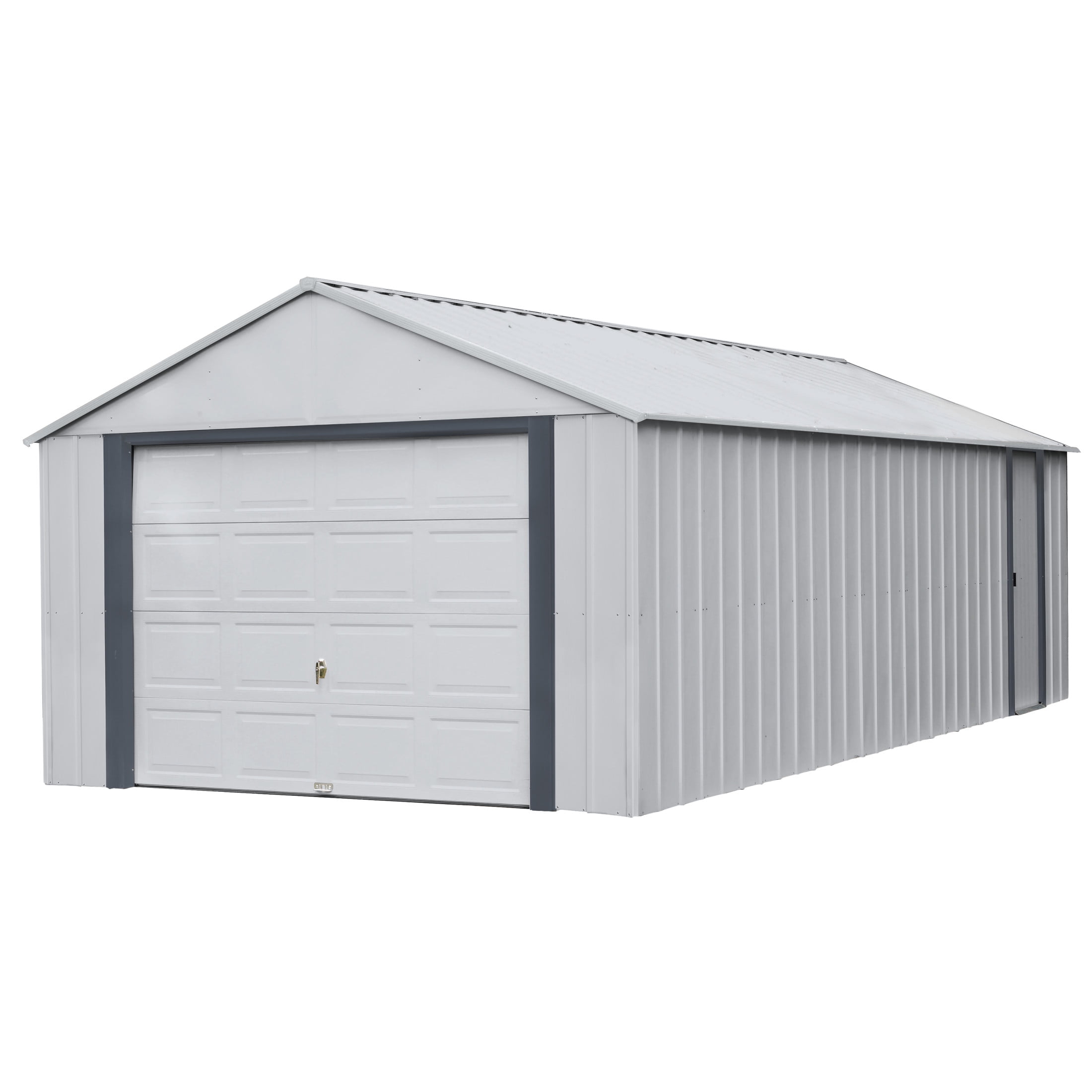 Murryhill 12' x 24' Gray Galvanized Steel Garage Kit