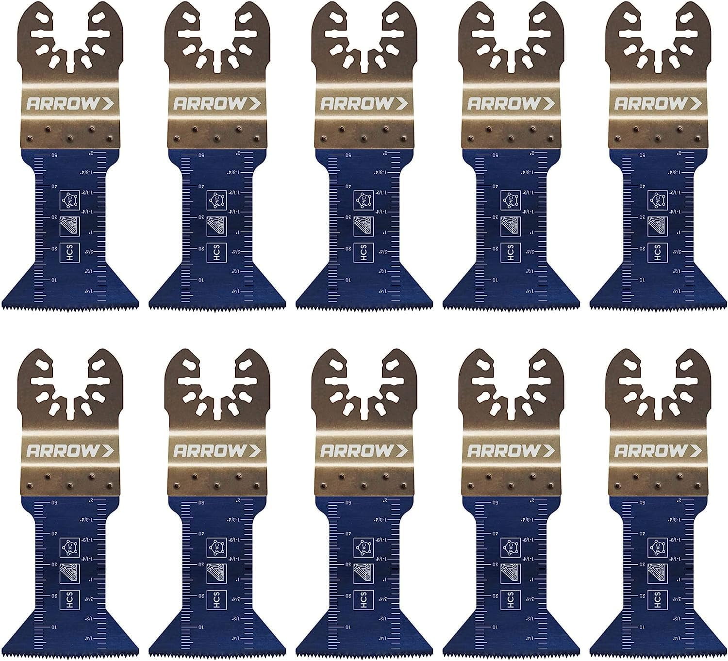 Arrow OSC10410 Japanese Tooth Tough Curve Wood Oscillating Blade For