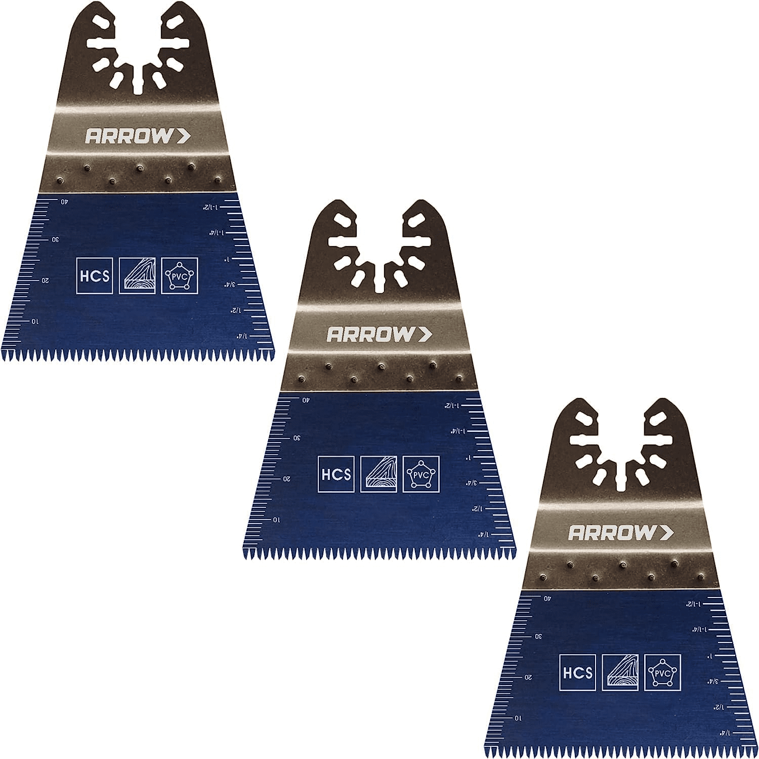 Arrow OSC1063 Japanese Tooth Oscillating Blade for Hardwood, Wood, PVC