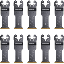 Arrow OSC201-10 Titanium Plunge Cut Metal Oscillating Tool Blade, 1-1/4-In., 10-Pk