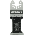 thumbnail image 1 of Arrow OSC302-1 Titanium Coated Carbide Enhanced Oscillating Multitool Saw Blades for Wood, Drywall, PVC, and Metal, Universal, Fits Most Multitools, 1-3/8 Inch, 1 of 3