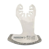 Arrow OSC4MT-1 Diamond Grit Oscillating Tool Boot Saw Blade for Brick Mortar and Tile Grout, Universal, Fits Most Multitools, 2-1/4 Inch