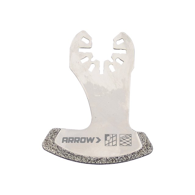 Arrow OSC4MT1 Diamond Grit Oscillating Tool Boot Saw Blade for Brick