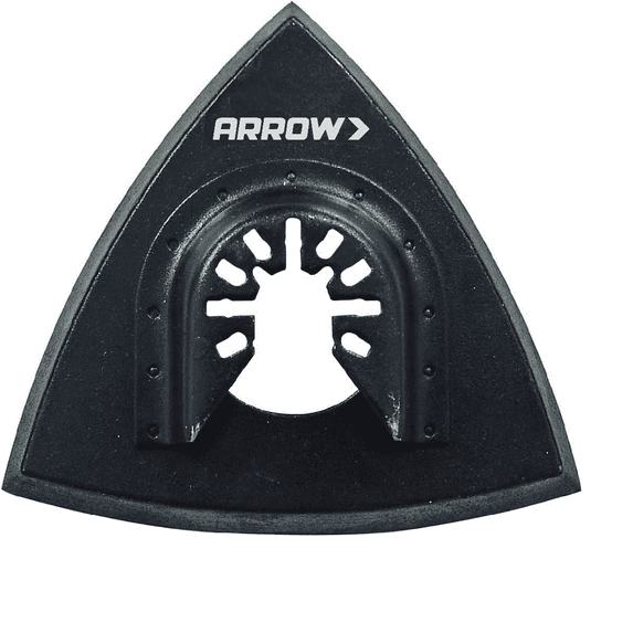 Arrow OSCTSP-1 Multipurpose Sanding Pad for Oscillating Tools for Wood, Paint, and Varnish, Universal, Fits Most Multitools, 3-5/8 Inch