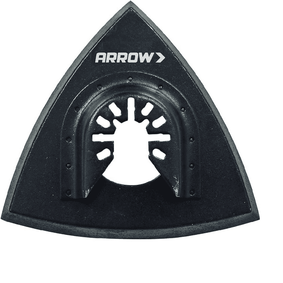 Arrow OSCTSP-1 Multipurpose Sanding Pad for Oscillating Tools for Wood, Paint, and Varnish, Universal, Fits Most Multitools, 3-5/8 Inch