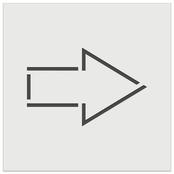 Arrow Outline DIY Cookie Wall Craft Stencil - 11.5 Inch