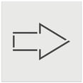 thumbnail image 1 of Arrow Outline DIY Cookie Wall Craft Stencil - 7.0 Inch, 1 of 5
