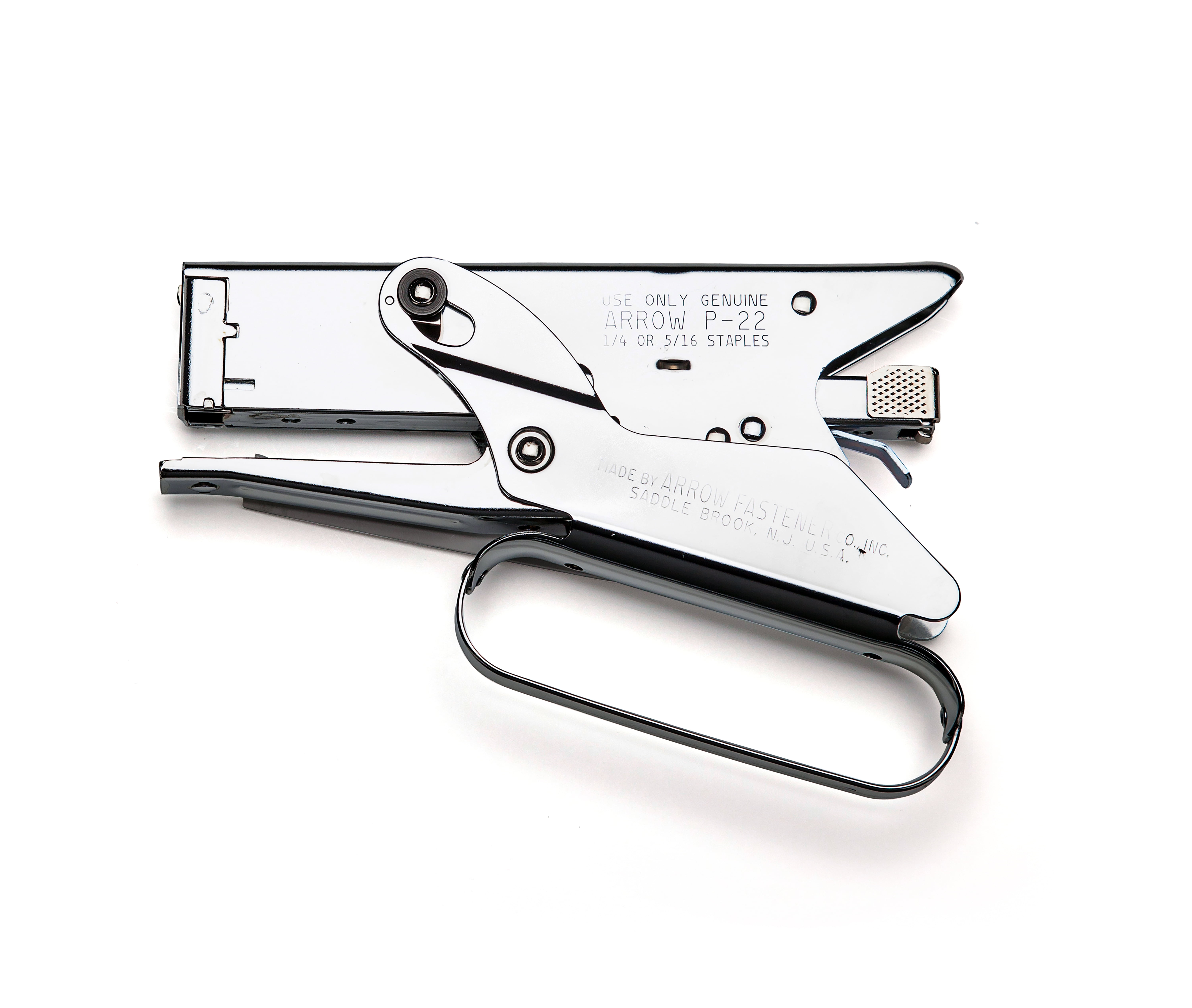 Arrow P22 Plier Stapler, 7", Chrome