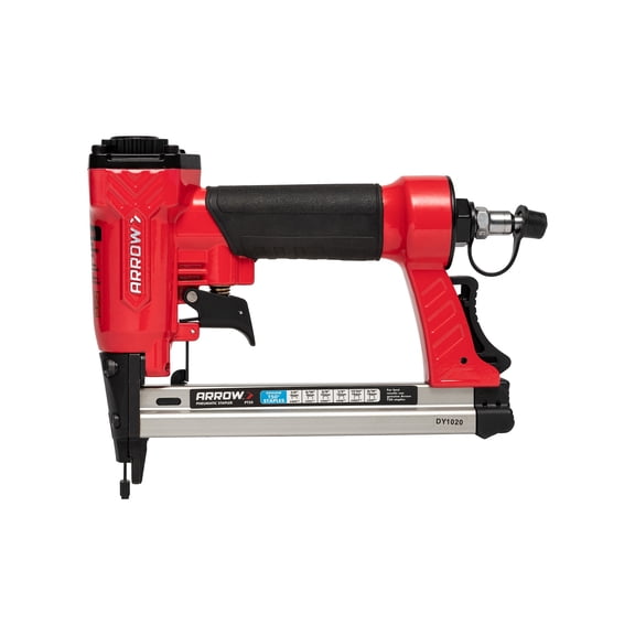 Arrow PT50 Pneumatic Staple Gun for Upholstery and Repairs, Oil-Free, Heavy-Duty T50 Compatible