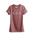 thumbnail image 1 of Arrow Path Life Women's Fashion Relaxed T-Shirt Tee Heather Rouge Large, 1 of 3