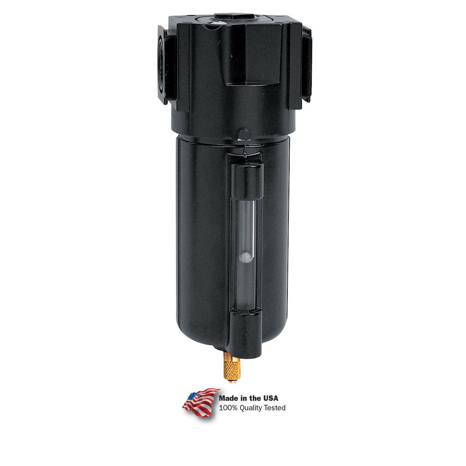 Arrow Pneumatics B601968 TriStar Particulate Filter, Zinc Bowl, 0.5 in