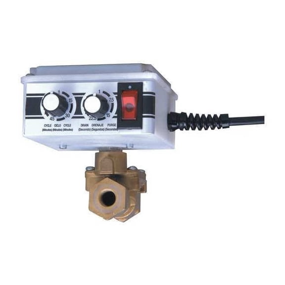 Arrow Pneumatics Electronic Tank Drain,w/Y Strainer,1/4" 5702S