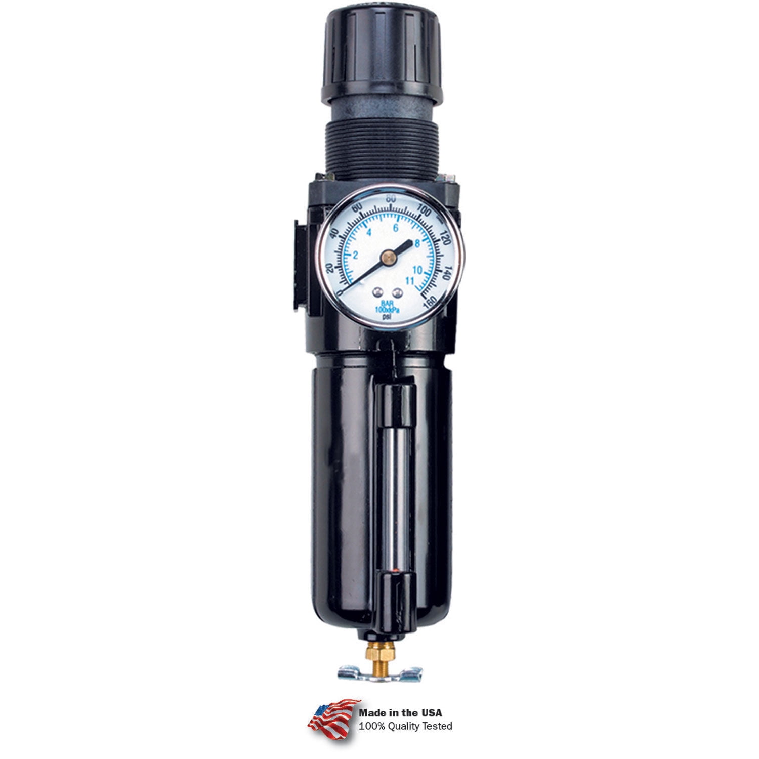Arrow Pneumatics B601941 Integral Filter & Regulator with Gauge, Zinc ...