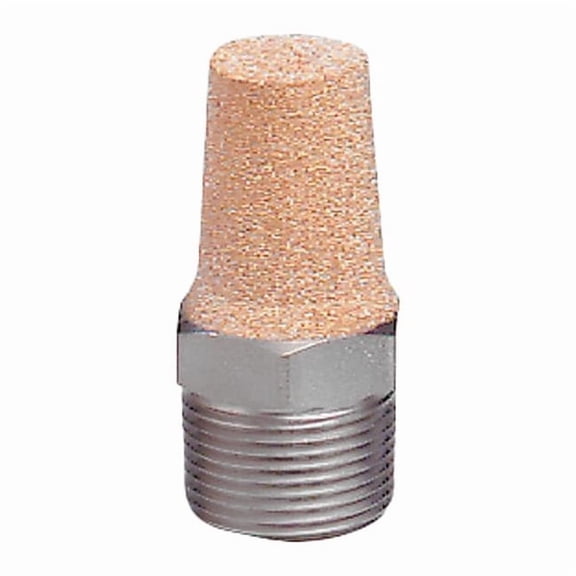 Arrow Pneumatics Muffler,Bronze,1 1/4" Air Inlet,NPT ASP - 10