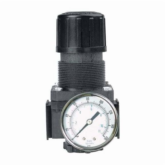Arrow Pneumatics Regulator,3 Pos Locking Knob,1/4" R352G