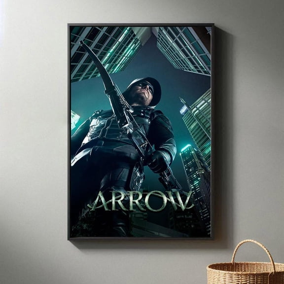 Arrow Poster, Modern Room Decorative Art, Unframed Paper Poster 8x10in