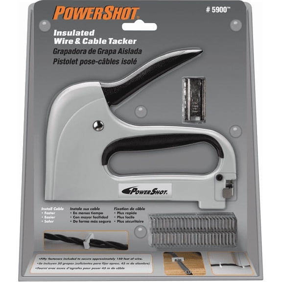 Arrow PowerShot Advanced Torsion Drive Staple Gun - Single Pack  Residential Use, Standard Application