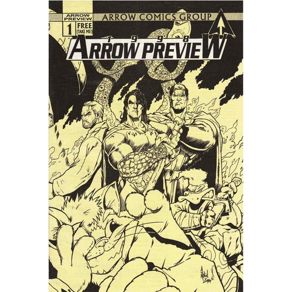 Arrow Preview Ashcan #1 VF ; Arrow Comic Book