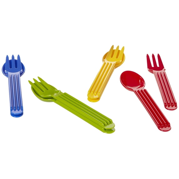 Arrow Primary Fork & Spoon Set, 4 Pack