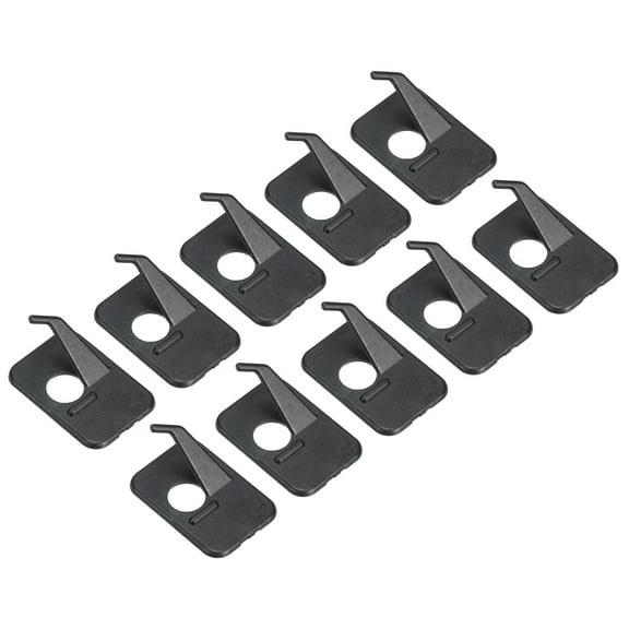 Arrow Rest Plastic Adhesive Archery Arrow Support for Left Hand Compound Recurve Bow, 12 Pack