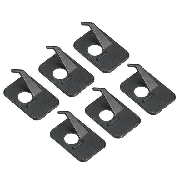 Arrow Rest Plastic Adhesive Archery Arrow Support for Left Hand Compound Recurve Bow, 6 Pack