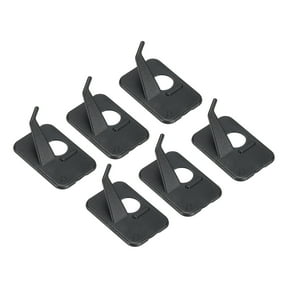 Uxcell Arrow Rest Plastic Adhesive Archery Arrow Support for Right Hand Compound Recurve Bow, 6 Pack
