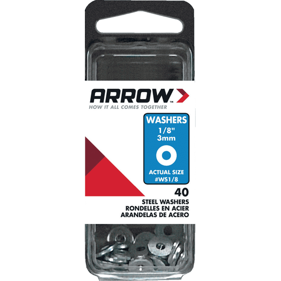 Arrow Rivet Washer - Single Pack Construction & DIY Use, Standard Hardware Spec