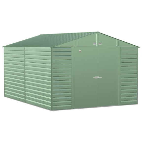 Arrow Select 10 x 14 x 8 ft Green Shed