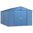 thumbnail image 1 of Arrow Select 10 x 14 x 8 ft Blue Grey Steel Storage Shed, 1 of 18