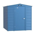 thumbnail image 1 of Arrow Select 6 x 5 x 7 ft Blue Grey Steel Storage Shed, 1 of 19